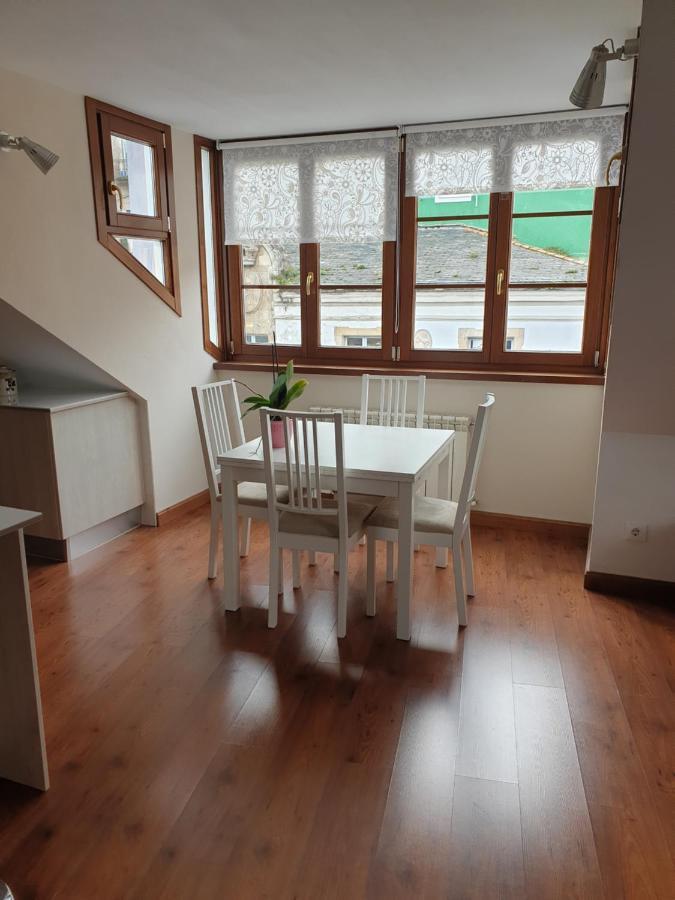 Atico Cine Colon Apartman Ribadeo Kültér fotó