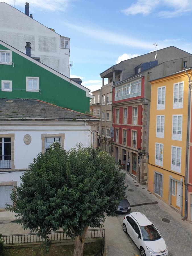 Atico Cine Colon Apartman Ribadeo Kültér fotó