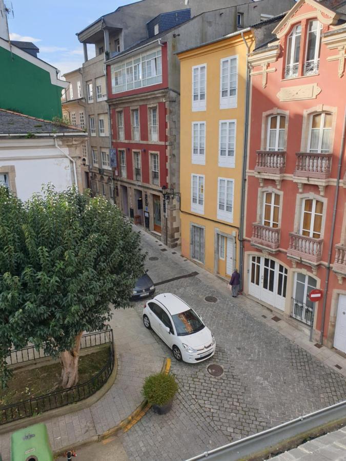 Atico Cine Colon Apartman Ribadeo Kültér fotó
